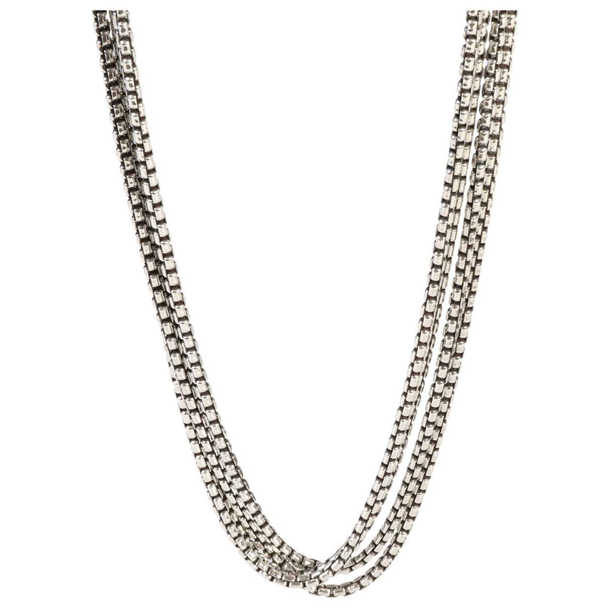 Yellow gold necklace David Yurman Gold 
